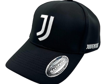 Soccer Cap – Italian Club Style. Black-White