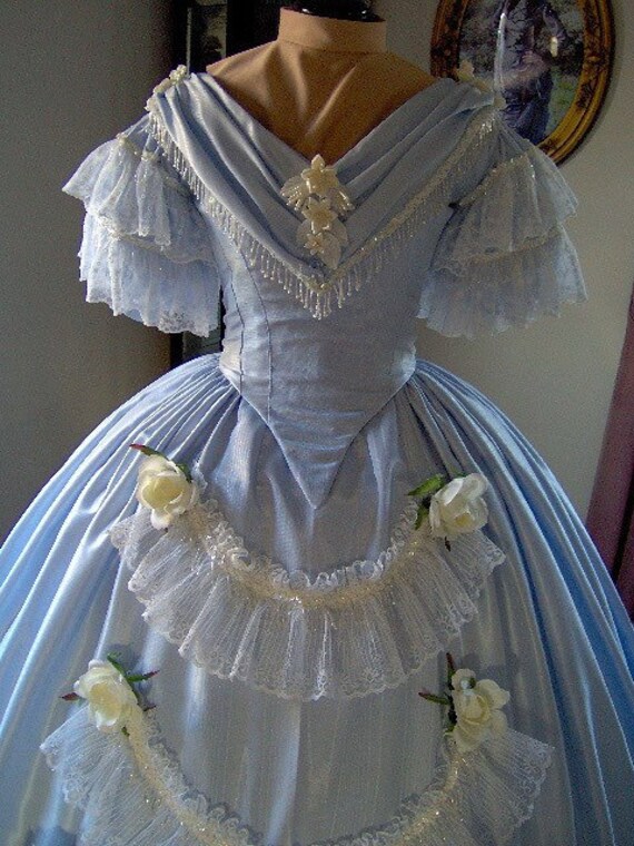 For Orders Only Custom Made 1800s Victorian Dance Dress Etsy