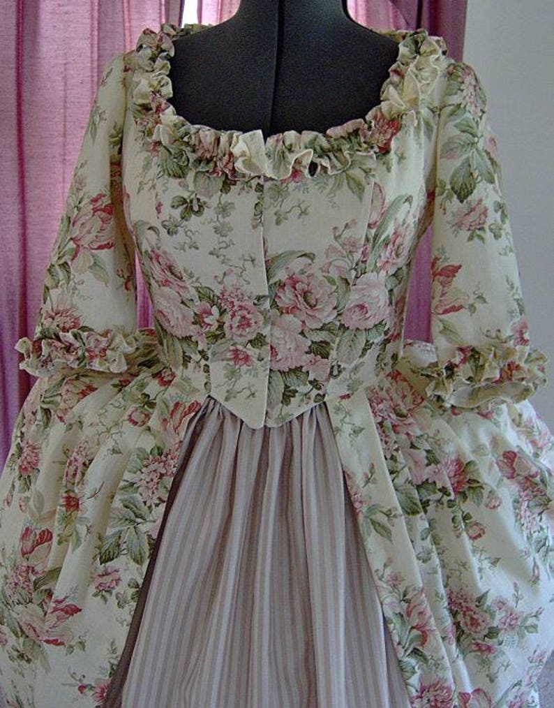 FOR ORDERS ONLY 1700s Colonial Dress 18th Century | Etsy