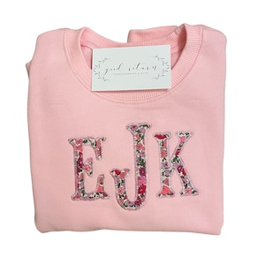 Monogrammed Personalized Liberty of London Applique Sweatshirt