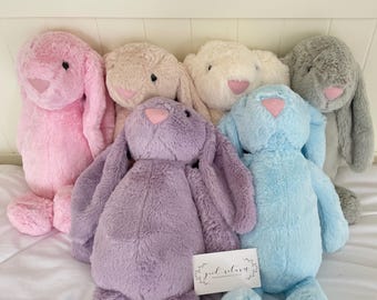 Personalized Monogrammed Plush Easter Bunny