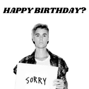 Funny Bieber Birthday Card, Printable Justin Bieber Card, Funny Justin Bieber Birthday Card, Digital Download Justin Bieber