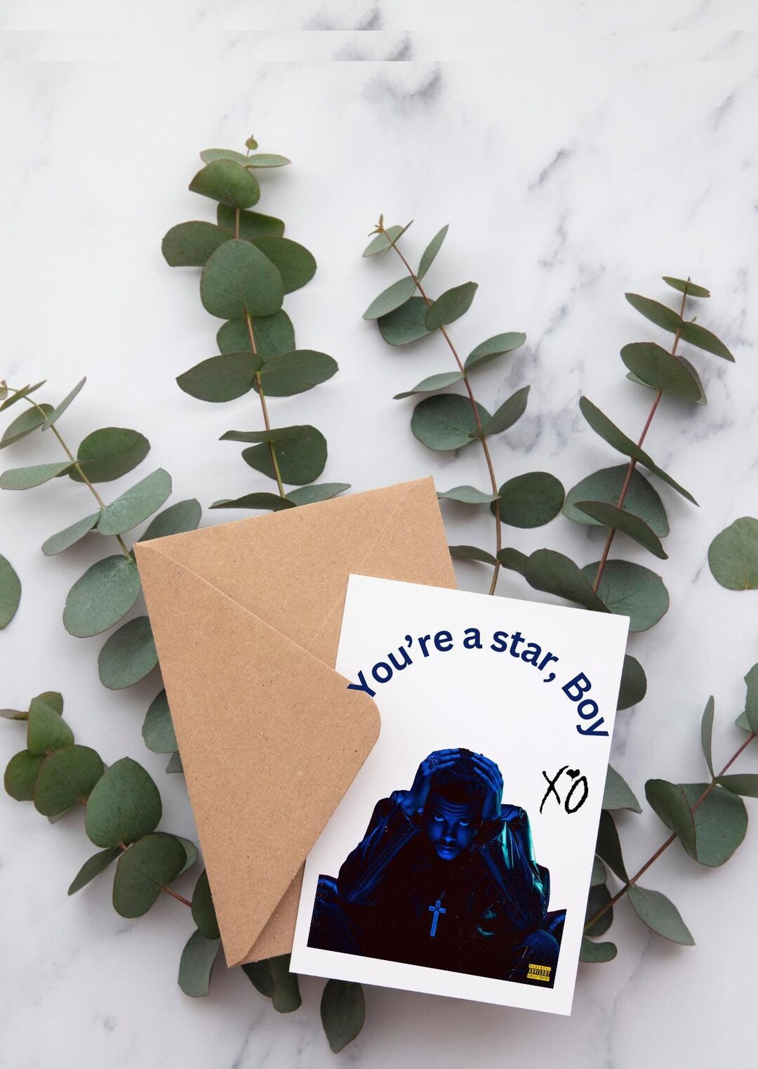The Weeknd Starboy Valentine's Day Card the Weeknd Inspired Custom ...