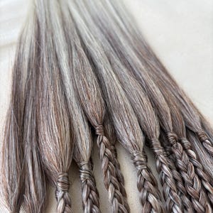 Haarband mit Dreads und Zöpfen, synthetische Dreadlock Zöpfe in Dreads Verlängerungen auf Haarband - handgemachte Haarverlängerungen