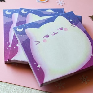 Kawaii Halloween Bootiful Cat Memo Pad • tear away memo pad • paper note pad, cute memo pad • notepads kawaii stationery