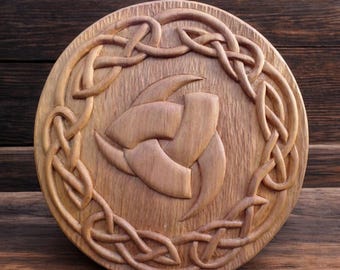 Wicca Altar Board Pagan Altar Decor Witchcraft Board Altar Stand Altar Board Witch Altar Occult Decor Wooden Home Decor Altar Elder Futhark