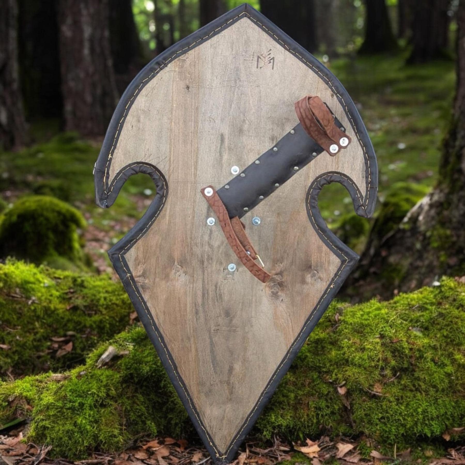Shield Cosplay Elf Elven Fantasy Shield Wood Medieval Fantasy Wooden ...