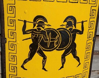 アキレスの盾のレプリカ：古代ギリシャのブロンズ彫刻、壁飾り - Etsy 日本