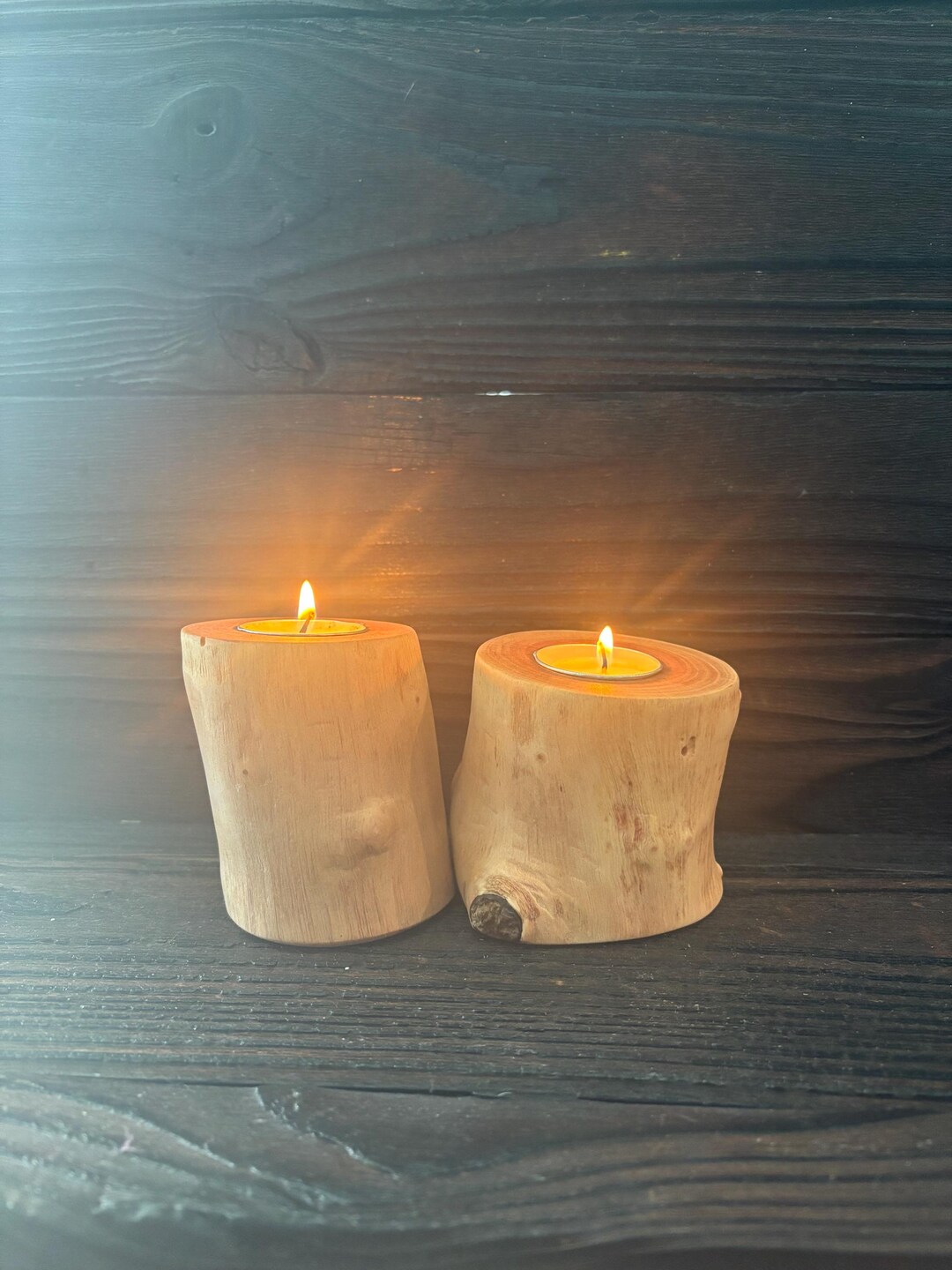 Java Candle JAVA PLUM Wood Candle Stumps – Natural Rustic Decor – Organic Candle ...