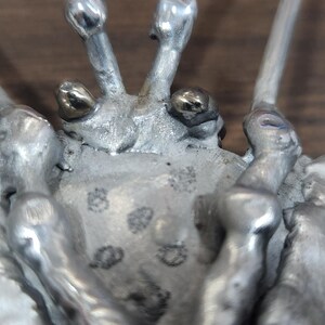 Gelaste aluminium kunst kreeftenrif muur hangend onderwatersculptuur hersenkoraal hertshoornkoraal krab een van de één Eco Friednly