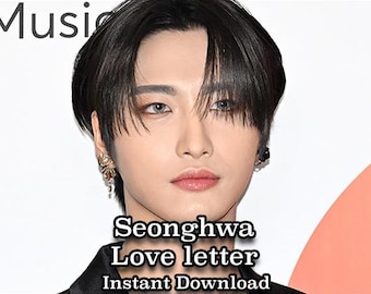 Seonghwa Love Letter, Comfort Letter, ATEEZ, Love Note, Kpop, Idol