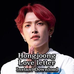 Hongjoong Liebesbrief, Trostbrief, ATEEZ, Liebesbrief, Kpop, Idol, Romantisch, sofort download.