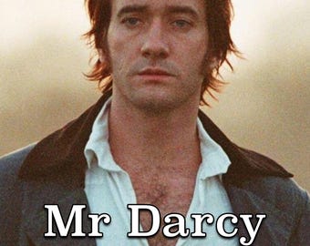 Mijnheer Darcy liefdesbrief, troostende karakterbrief, Pride & Prejudice, Jane Austen, literatuur, romantische instant download.