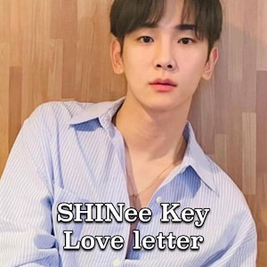 Carta de amor clave, carta de personaje reconfortante, SHINee, nota de amor clave, Kpop, ídolo, Shawol, descarga instantánea.