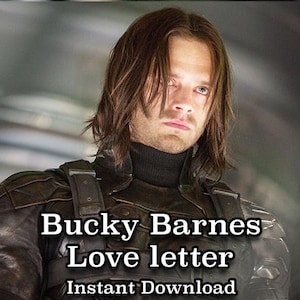 Bucky Barnes Liebesbrief, Liebesbrief, Romantisch, Trost Brief, Avengers, Winter Solider, MCU, Marvel, Instant Download, PDF