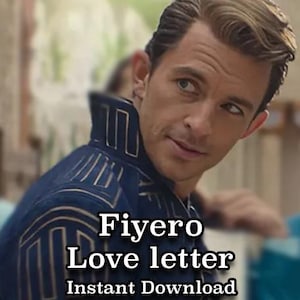 Fiyero Liebesbrief, Liebesbrief, Trost Brief, Trost Charakter, Wicked,Jonathan Bailey, Romantisch, Instant Download, PDF