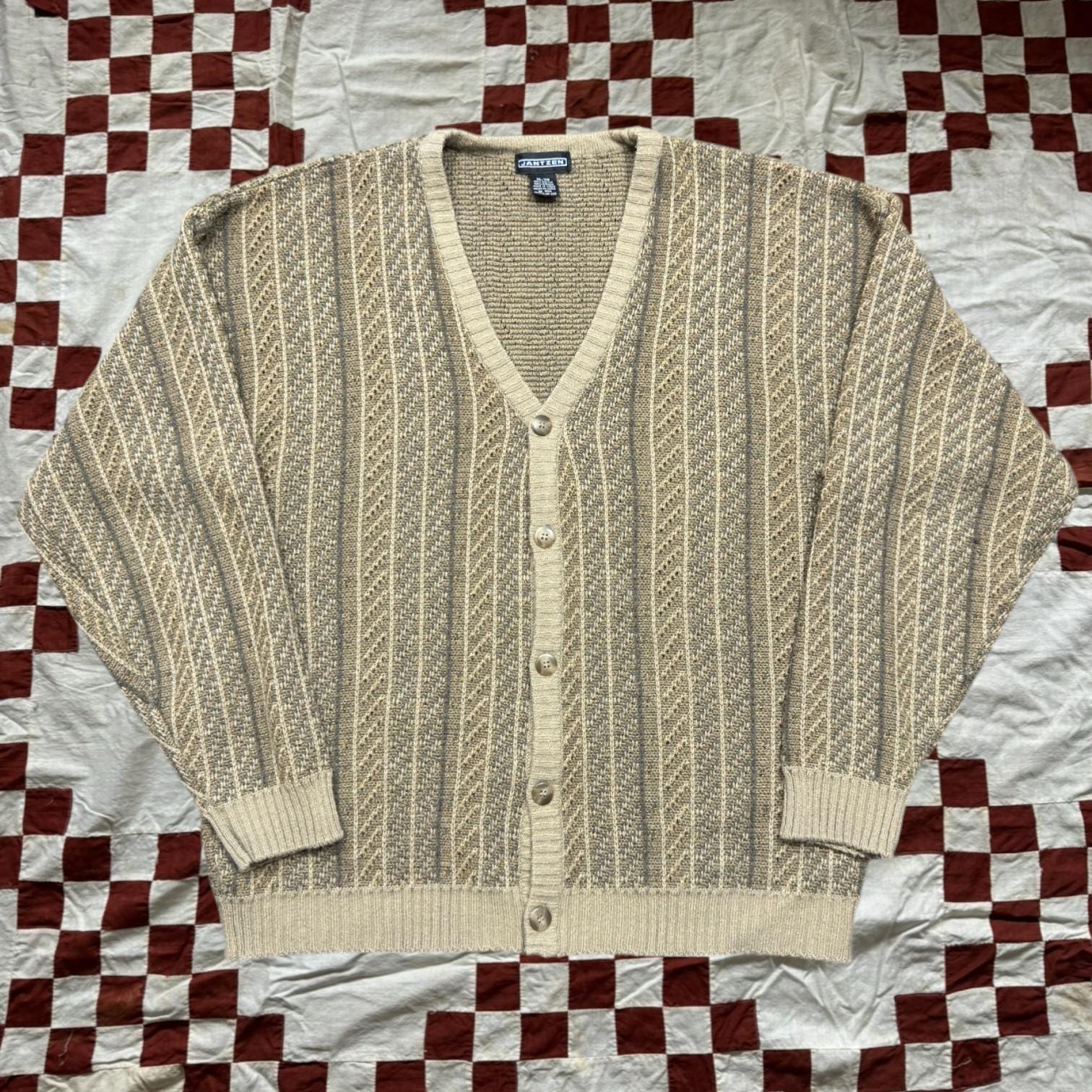 Jantzen J38 Vintage VNT Open Cardigan Sweater Knit Women's