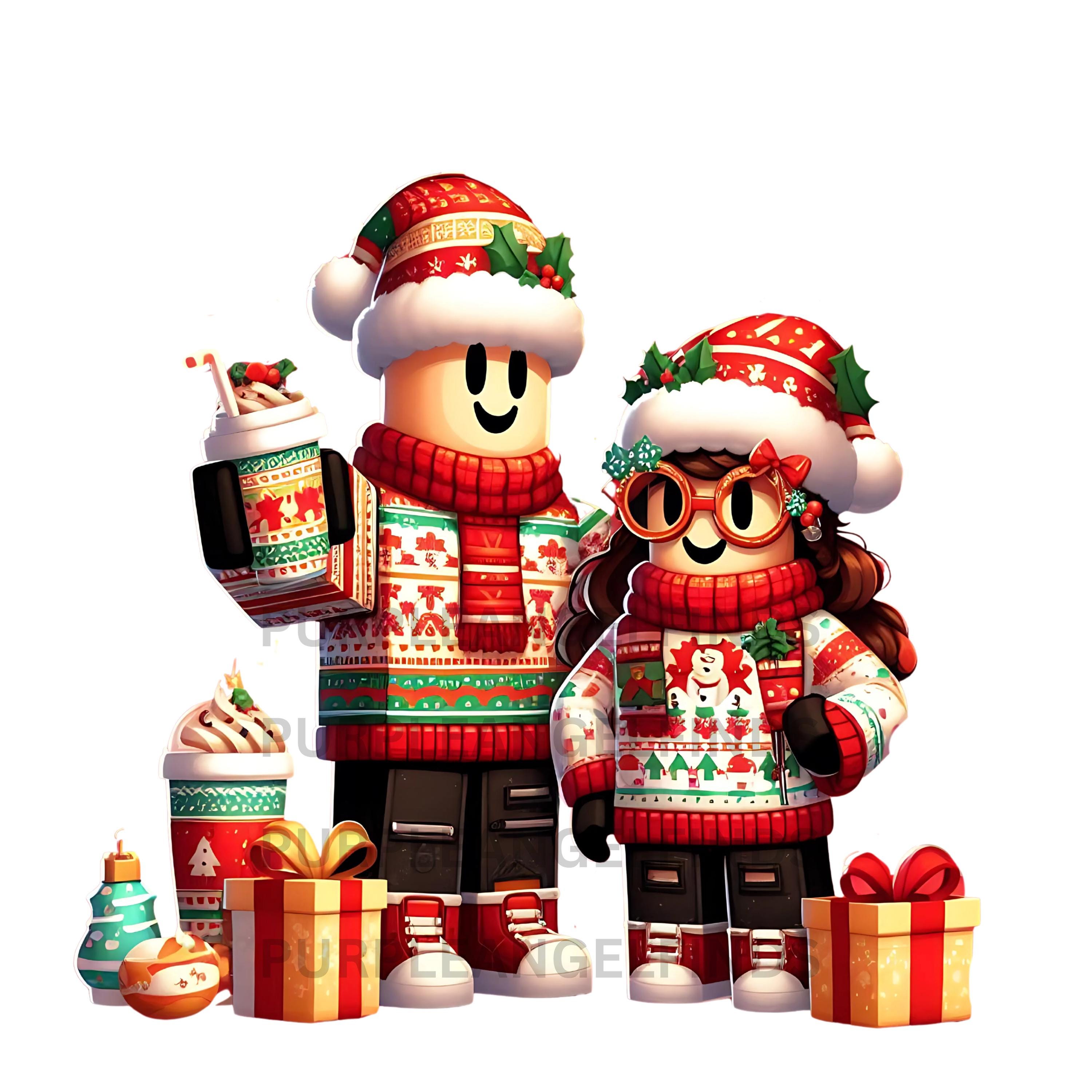 Roblox Christmas Png ,roblox Png, Svg, Sublimation Design, Instant ...