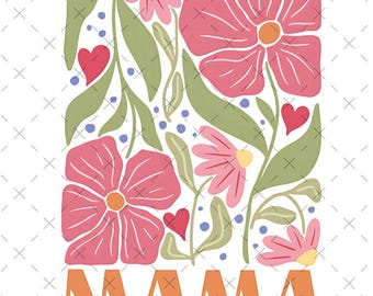Archivo PNG y SVG de mamá floral, PNG floral bohemio, Mamá floral PNG, Vibras de verano SVG, Flores de primavera PNG, Flores silvestres PNG, Verano bohemio SVG PNG