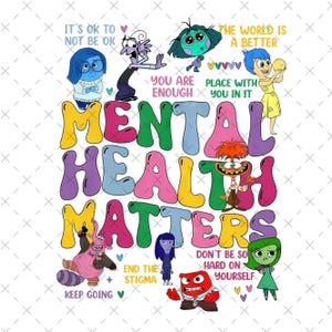 Mental Health Matters Png Svg, Insıde Out 2 Png Svg, Mental Health Png, Mental Health Svg, You Matter Png, Disney Pixar Svg, Digital Files