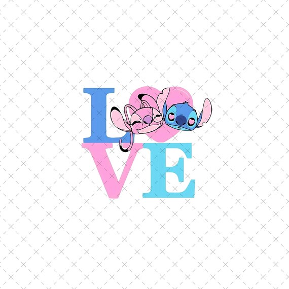 Svg Lilo Stitch Sweater Stitch Angel Svg, Stitch Couple Png