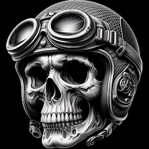 Digital biker Skull images, digital download