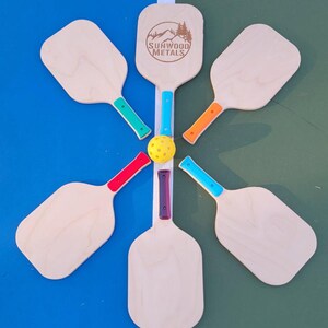 Wooden Pickleball Paddle - Gifts - Mom - Dad - Friend