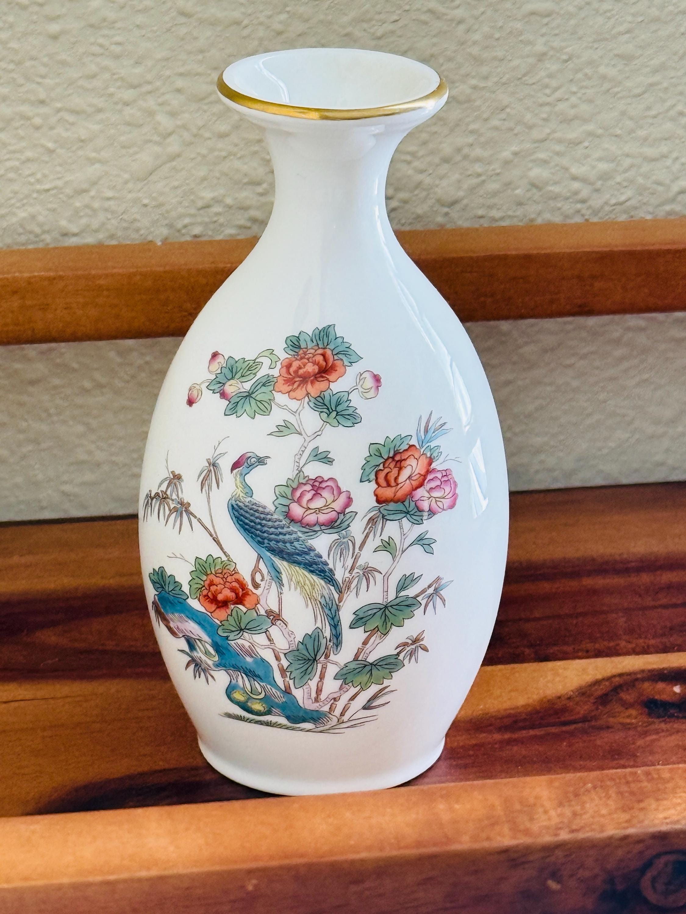 Kutani Crane Vase - Etsy