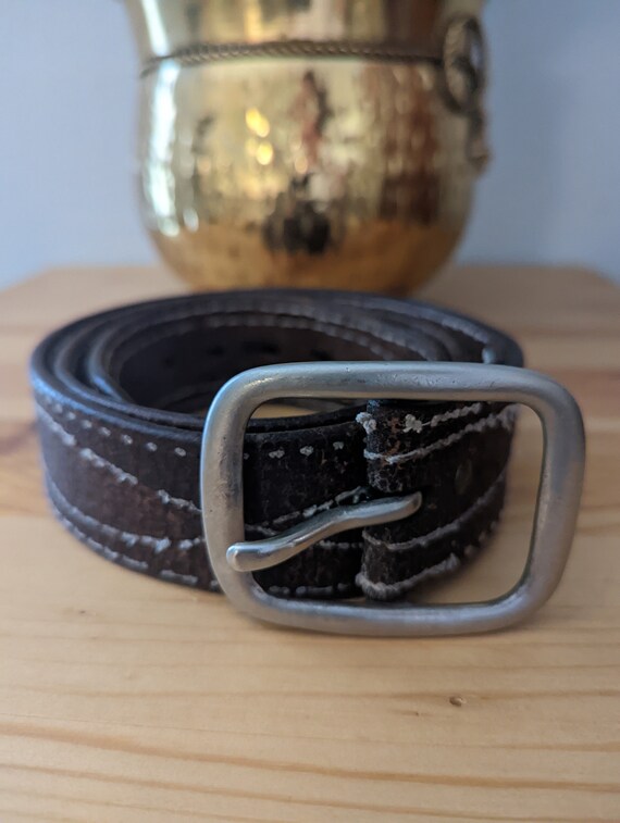 A Cowboy Vintage Leather Belt - image 2