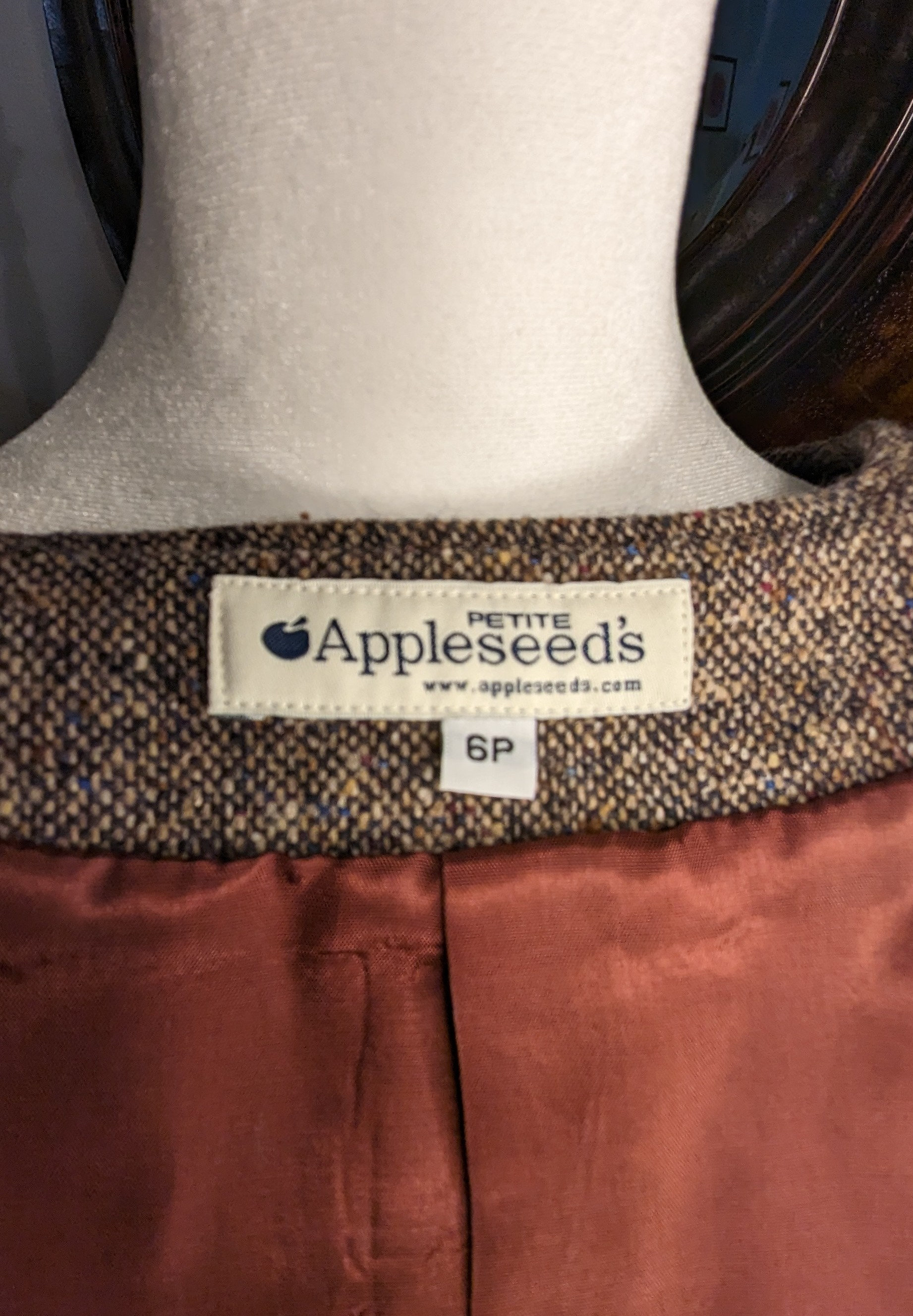 Appleseed's 2 Piece Tweed Suit Size P6 Etsy
