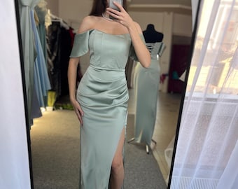 midi formal dresses Ever-Pretty Amber Bloom Print Floral High Low Midi Dress for Summer Wedding Guests main image 1