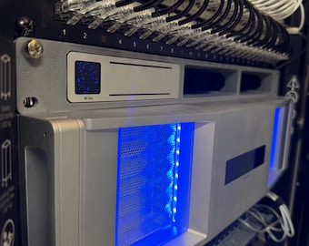 Ubiquiti UniFi AI Key Rack Mount | Triple Keystone Patch Panel (3D Printed)