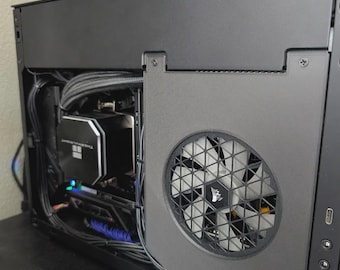 Lowered SFX SF750 PSU Bracket for Lian Li x Dan Cases A4-H20 Mini-ITX Case