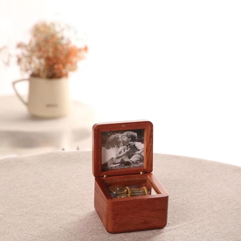 music box, custom music box, wooden music box, anime music box, bts music box, classical music box, heart music box, engraved music box, christmas gift, gift for wife, couples gift, music themed box, music box custom