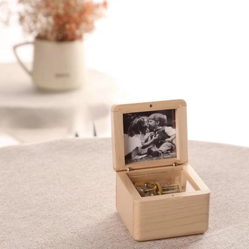 music box, custom music box, wooden music box, anime music box, bts music box, classical music box, heart music box, engraved music box, christmas gift, gift for wife, couples gift, music themed box, music box custom