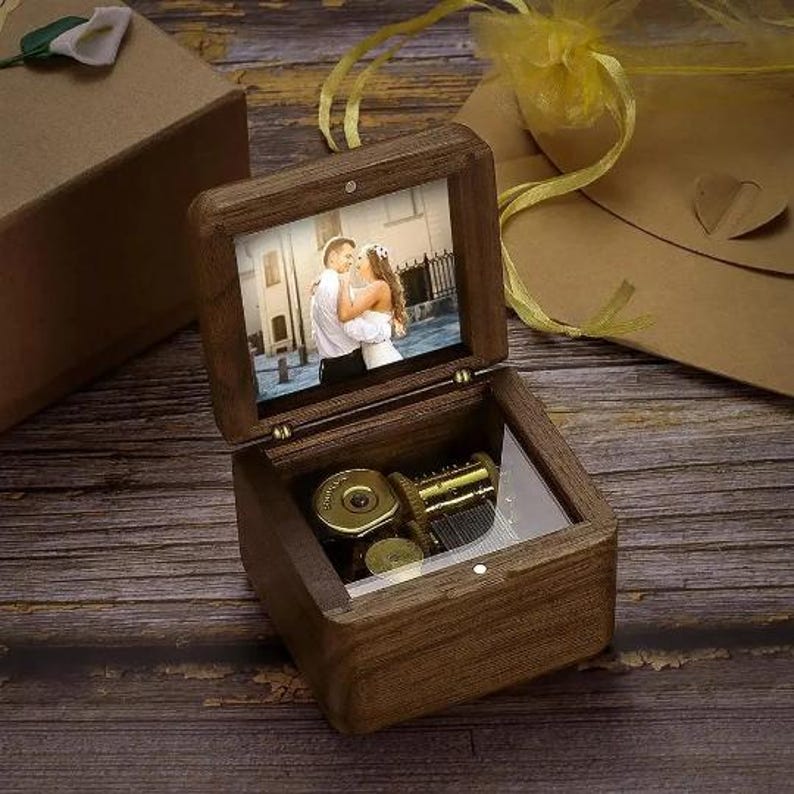music box, custom music box, wooden music box, anime music box, bts music box, classical music box, heart music box, engraved music box, christmas gift, gift for wife, couples gift, music themed box, music box custom