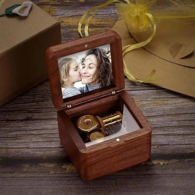 music box, custom music box, wooden music box, anime music box, bts music box, classical music box, heart music box, engraved music box, christmas gift, gift for wife, couples gift, music themed box, music box custom
