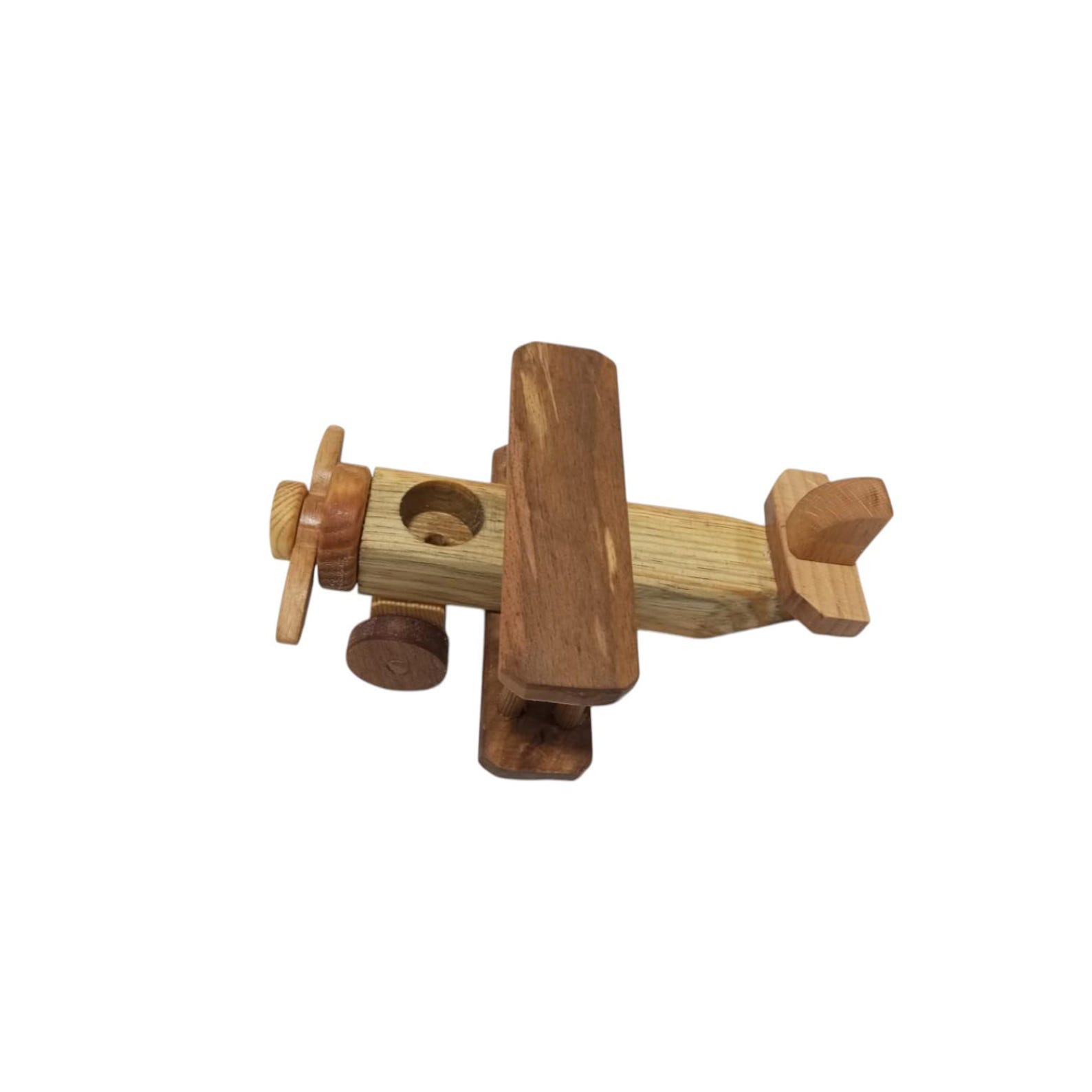 Little Ginnie Wooden Airplane Toys for Kids - Handcrafted Toy with Non-Toxic