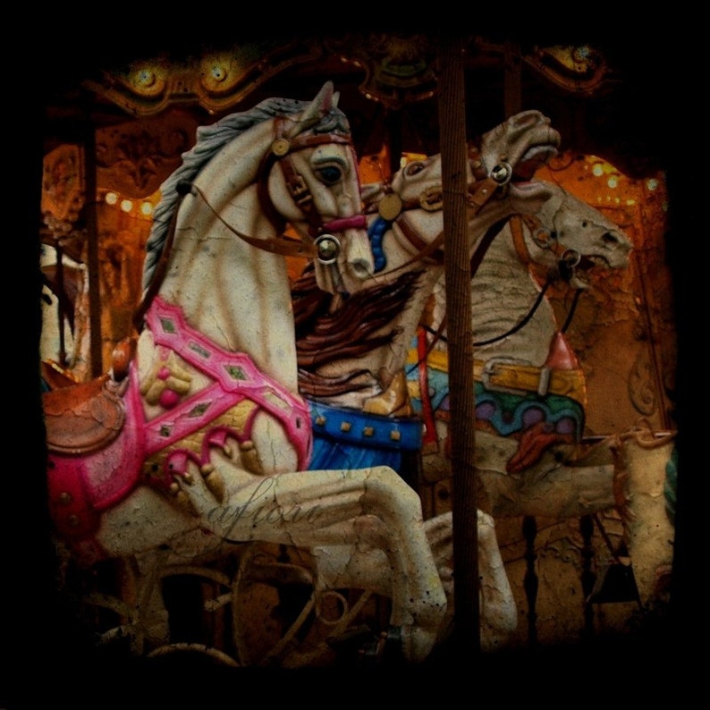 Carousel II, The Abandoned Amusement Park, Fine art photograph image 4