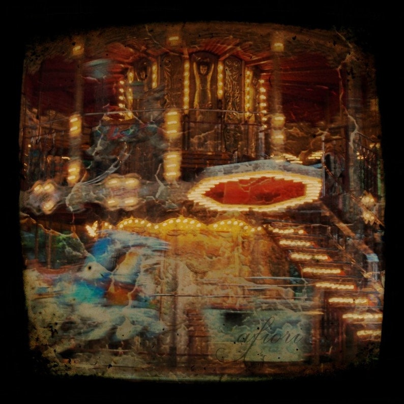 Carousel II, The Abandoned Amusement Park, Fine art photograph image 5