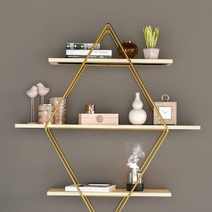 Wall Shelf, Wooden Shelf, Bathroom & Kitchen Organizer, Bathroom-Kitchen Shelf, , Cosmetics Editor, Bookshelf