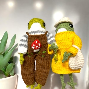 Amigurimi Froggie frog crochet couple ,Green frog knitted,Cute toy frog,Amigurumi frog,Gift for christmas,Gift for birthday,Valentine&#39;s Day
