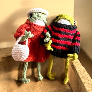 Amigurimi Froggie frog Couple,Green frog knitted,Cute toy frog,Amigurumi frog,Gift for christmas,Gift for birthday,Valentine&#39;s Day