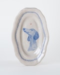 Your Pet on a Plate – Handmade Ceramic or Porcelain with Blue Pencil Drawing 190x120 mm product logo
