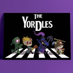 League of Legends Yordles Poster: Abbey Road Art Print