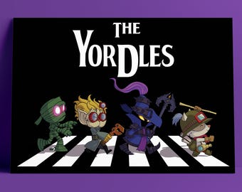 League of Legends Yordles Poster: Abbey Road Art Print