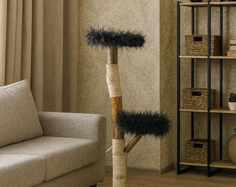 cat scratcher /  cat tree , tall cat scratcher, cat toys, cat shelves, cat furniture, cat tower