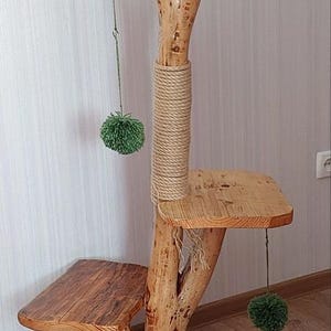 cat scratcher / cat tree , tall cat scratcher, cat toys, cat shelves, cat furniture, cat tower image 5