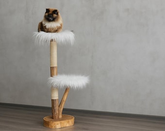 cat scratcher /  cat tree , tall cat scratcher, cat toys, cat shelves, cat furniture, cat tower