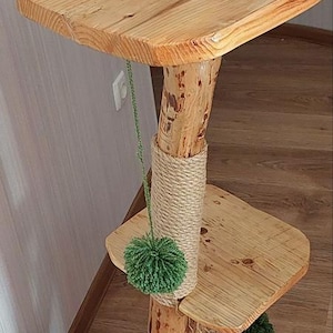 cat scratcher / cat tree , tall cat scratcher, cat toys, cat shelves, cat furniture, cat tower image 4
